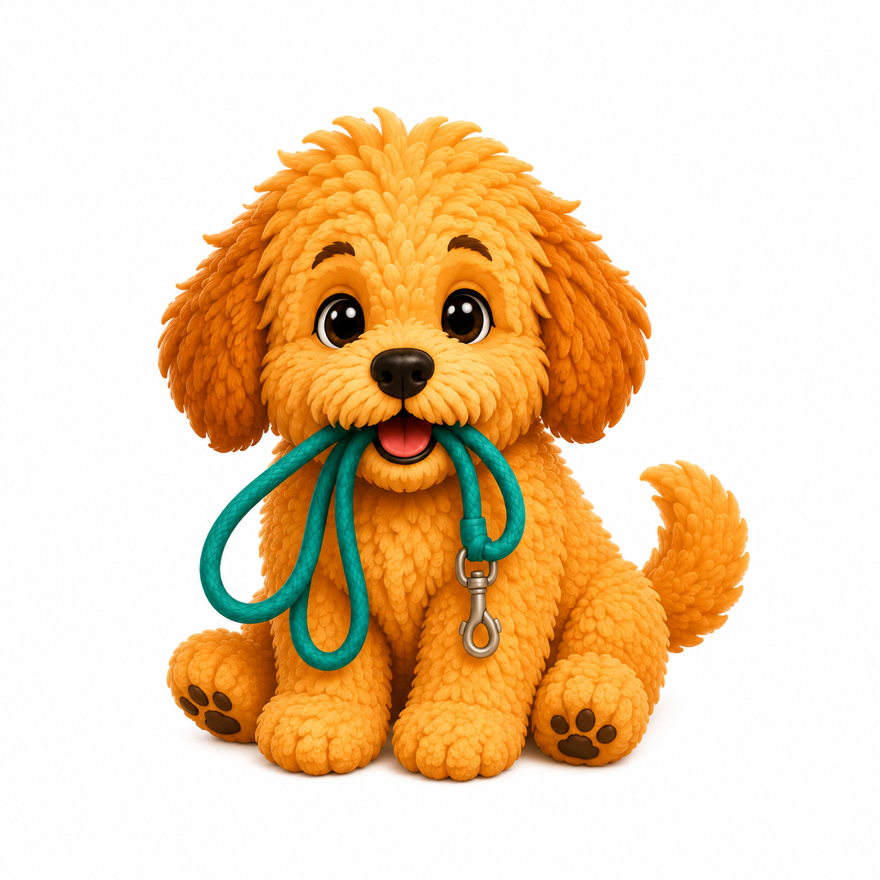 Teddy ready for a walk